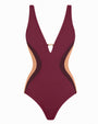 Outline image of Plungey Triangle - Contour Ruby/Garnet/Tawny