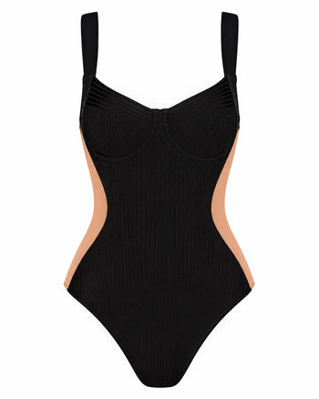 Outline image of Siren - Contour Rib Contour Rib Black/Tawny