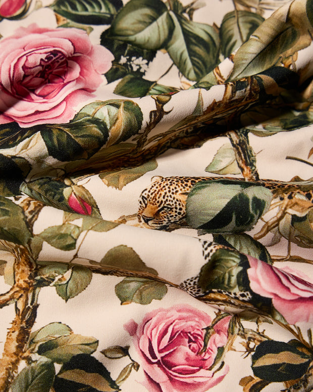 Plungey Triangle - Contour Pink Rose Leopard/Pinky Oat swatch